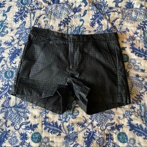 Black Bananna Republic pleather shorts
